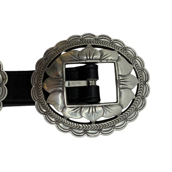 Brighton Vintage Sunflower Concho Belt with Genuine Leather Size Small - Picture 8 of 12